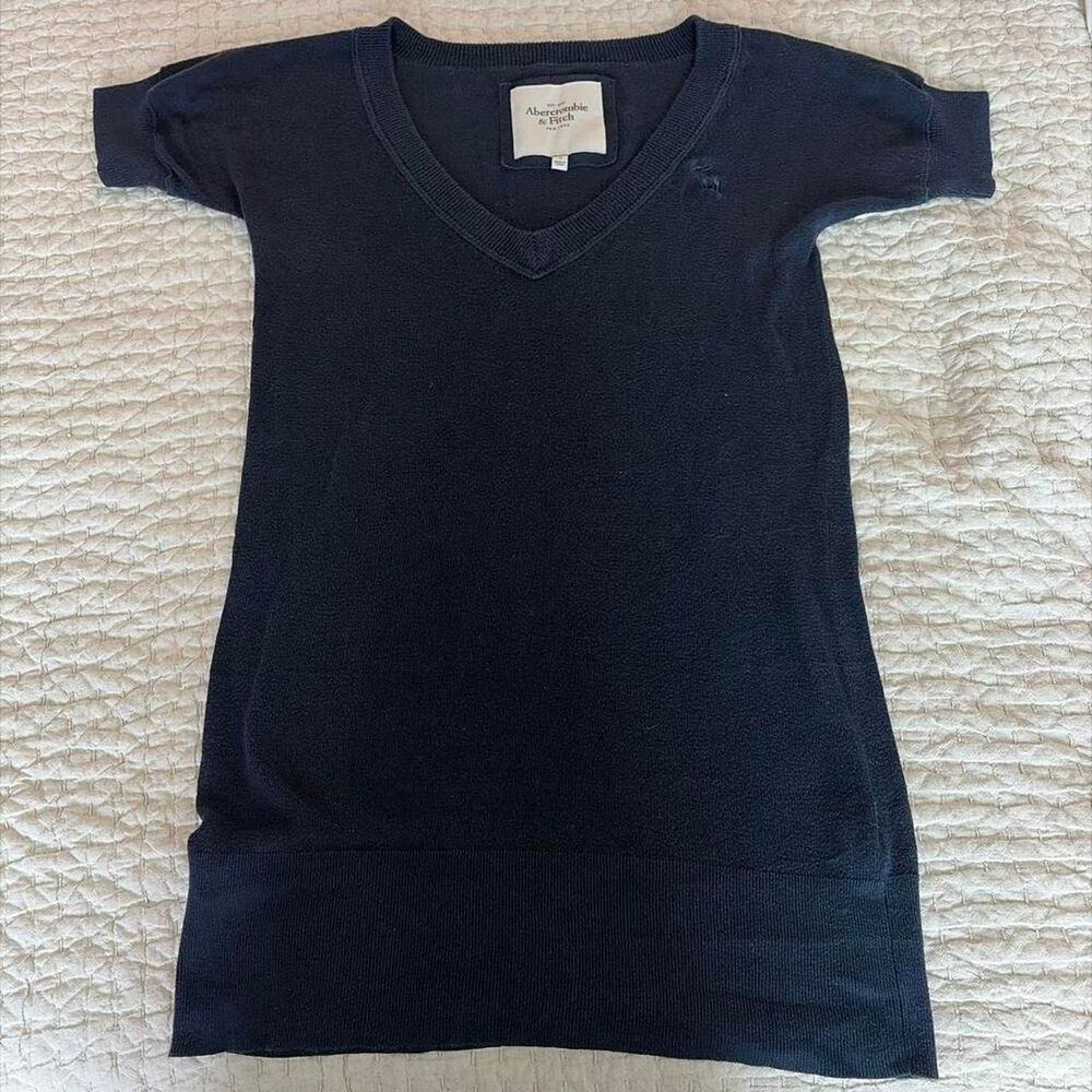 Abercrombie-fitch Women's Navy Shirt